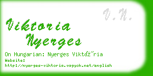 viktoria nyerges business card